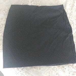 Black patterned skirt
